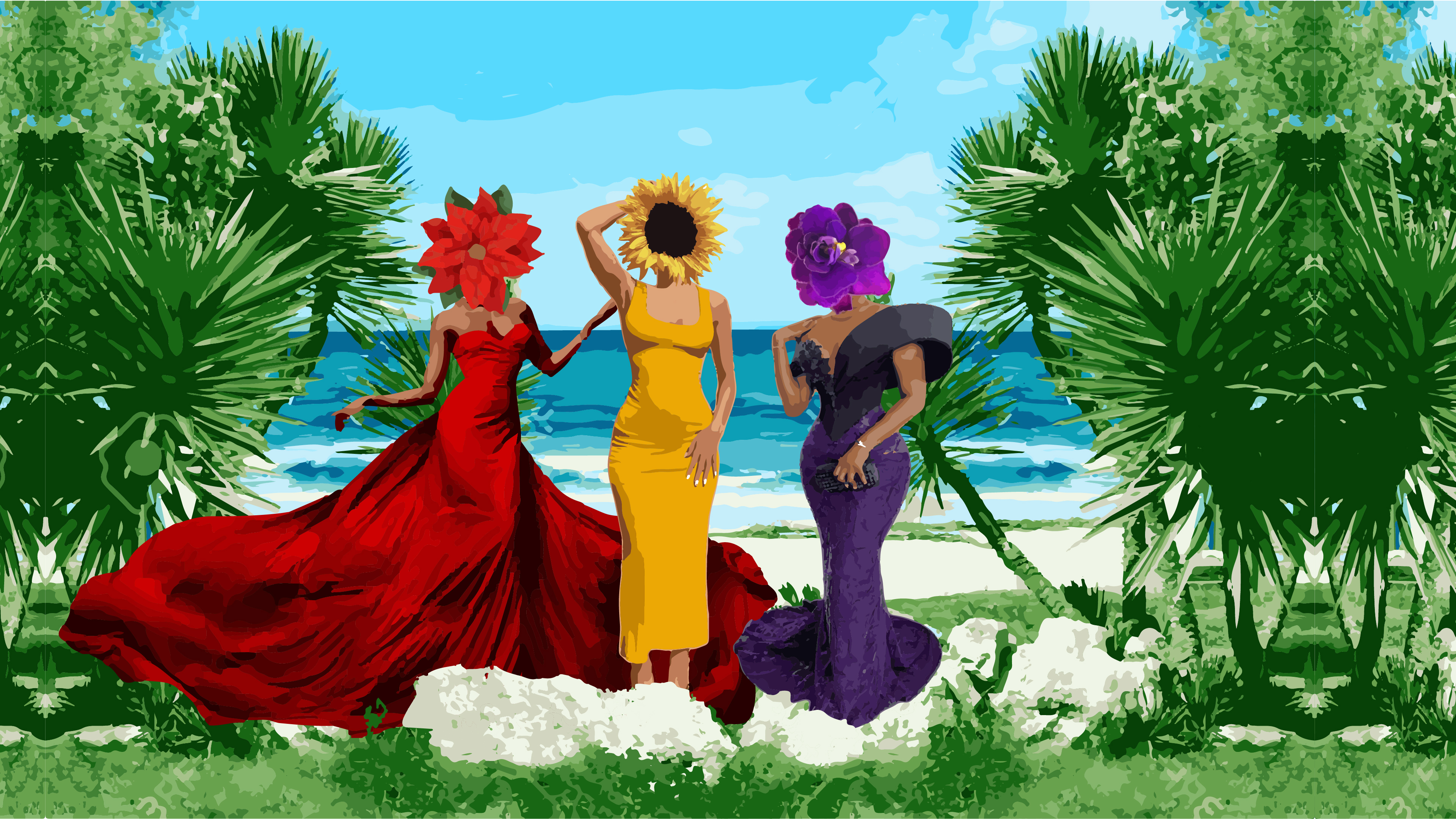 reflower digital painting