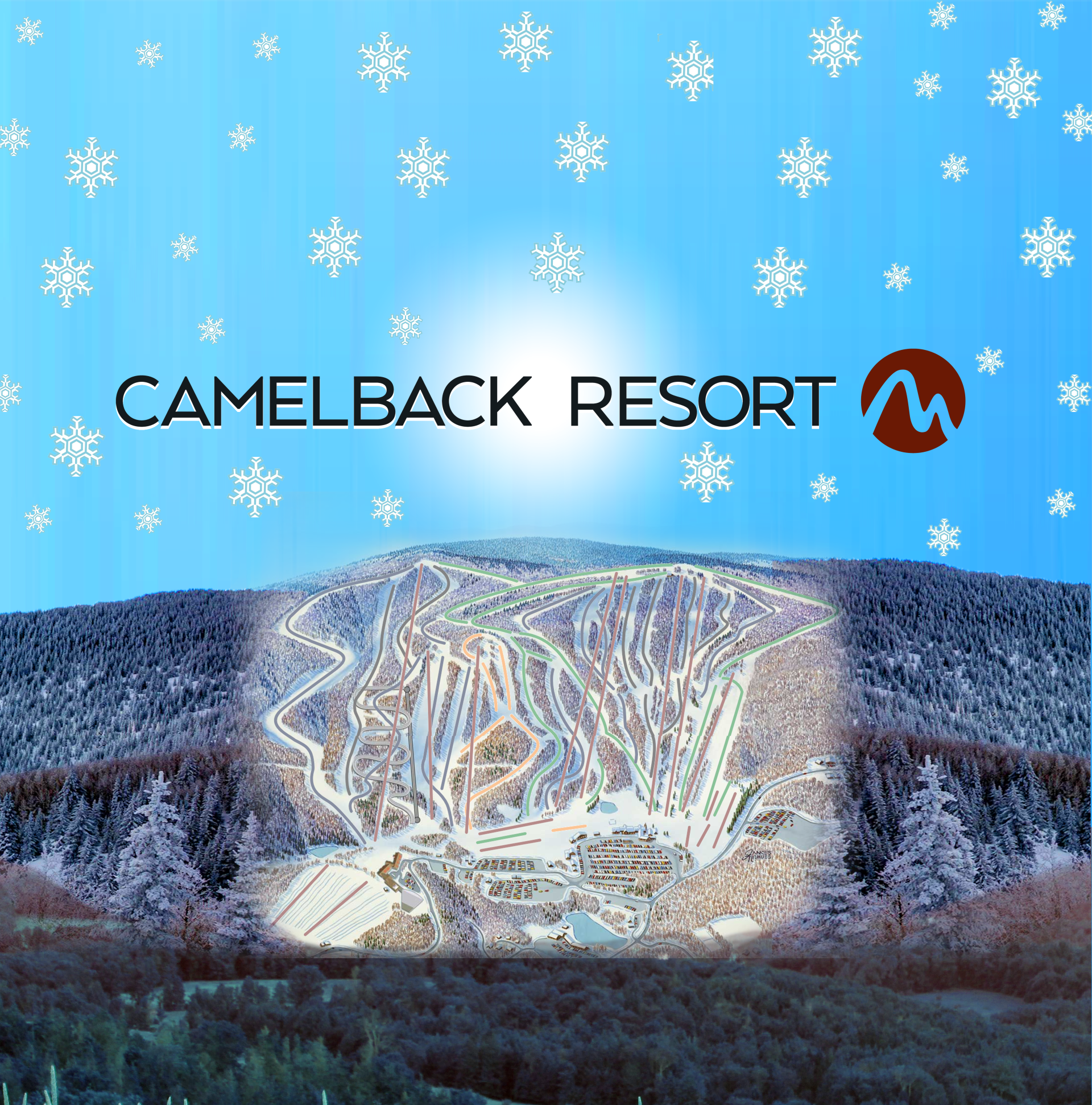 ski resort advertisement